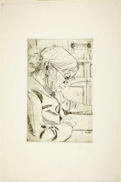 Mevrouw Sacchi door Umberto Boccioni