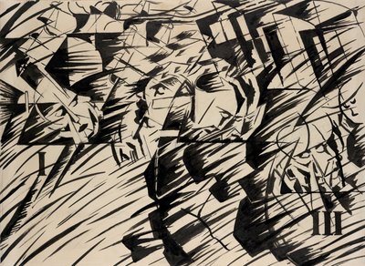 Stemmingen: Degenen die gaan, 1912 door Umberto Boccioni