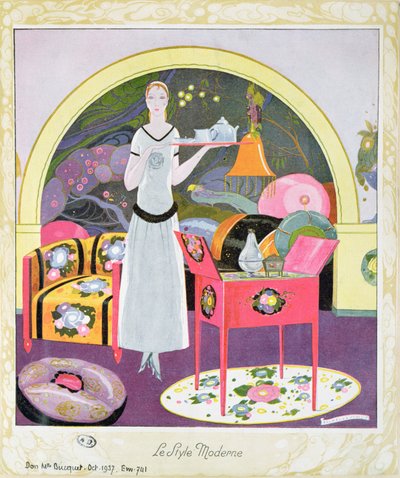 De Moderne Stijl, c. 1925 door Umberto Brunelleschi