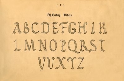 8e Eeuw. Vaticaan, 1862 door Unbekannt