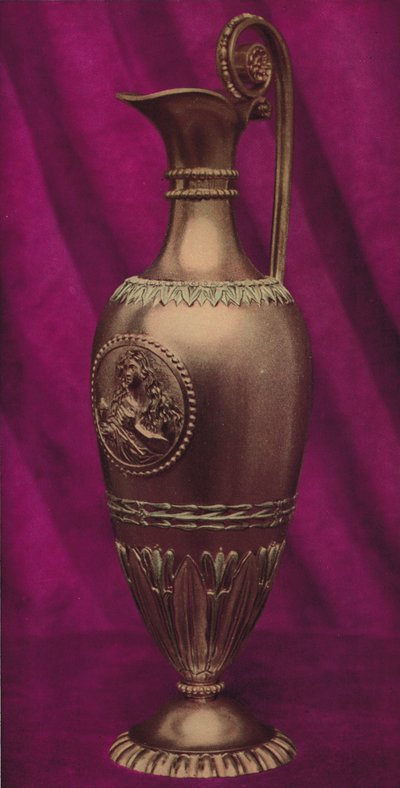 Een 20-karaats gouden ampul of zalvingsvat met afbeelding van de Magdalena, 1803 door Unbekannt