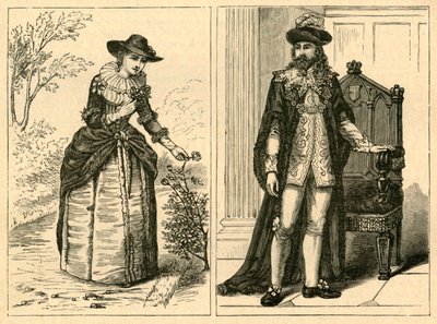 Een Lord Mayor en zijn Dame Midden van de Zeventiende Eeuw, 1897 door Unbekannt