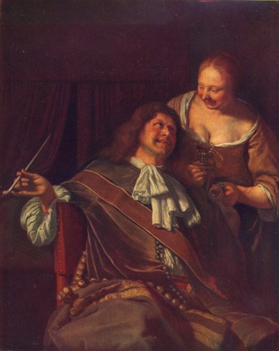 Een Man en een Vrouw, 1907 door Unbekannt