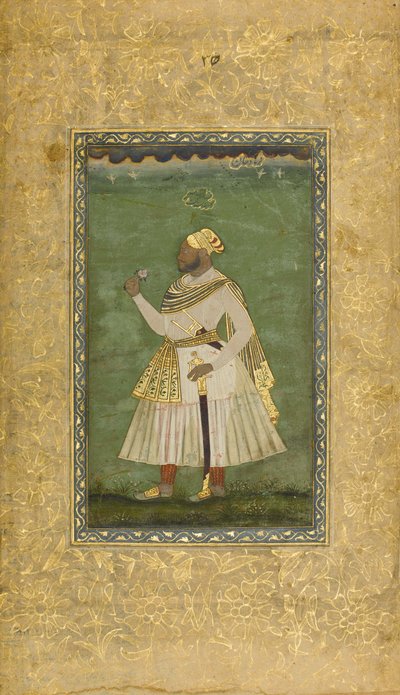 Een portret van Farhad Khan, ca. 1680 door Unbekannt