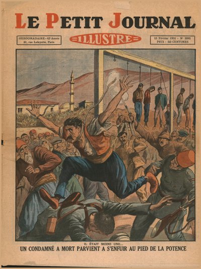 Een veroordeelde ontsnapt van de galg, 1931 door Unbekannt