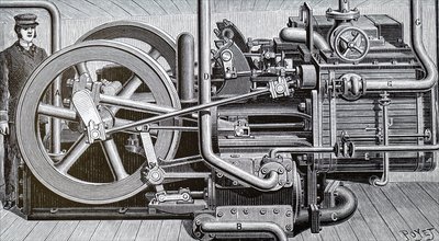 Een vriesmachine voor schepen die bederfelijke ladingen vervoeren door Unbekannt
