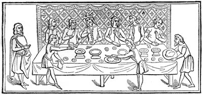 Een koning aan het diner, 1910 door Unbekannt