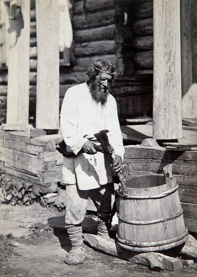 Een boer, 1890s door Unbekannt