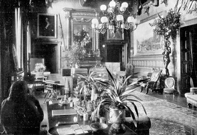 Een salon, Sandringham House, Norfolk, 1910 door Unbekannt