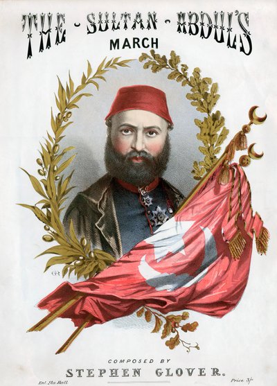 Abd-ul-Aziz 1830-1876, Sultan van Turkije vanaf 1861, ca. 1871 door Unbekannt