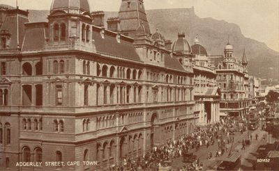 Adderley Street, Kaapstad door Unbekannt