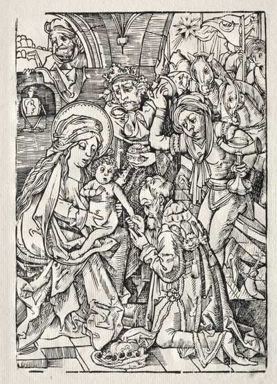 Aanbidding van de Koningen, ca. 1500 door Unbekannt