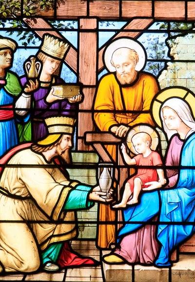 Aanbidding der Wijzen, Provins, Frankrijk door Unbekannt