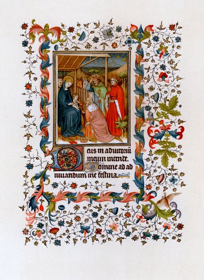Aanbidding der wijzen, c1420 door Unbekannt