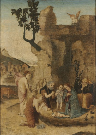 Aanbidding van de herders, c. 1500 door Unbekannt
