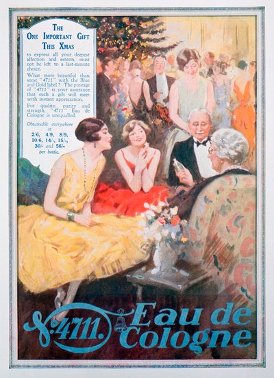 Advertentie voor 4711 Eau de Cologne, 1928 door Unbekannt
