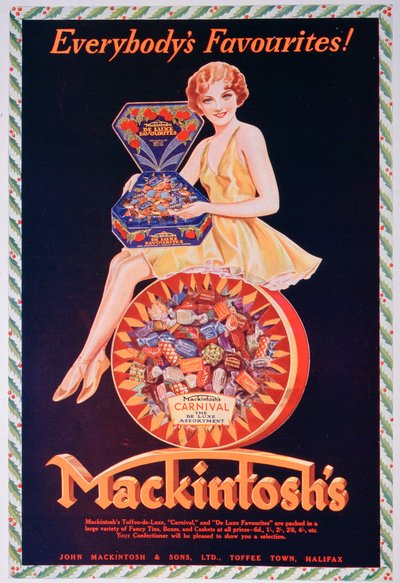 Advertentie voor Mackintoshs toffee, 1932 door Unbekannt