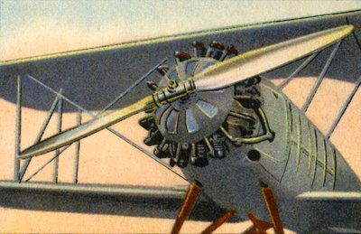 Aeron-Reed metalen propeller gemaakt door de Heddernheimer Kupfer-Werk koperfabriek, 1932 door Unbekannt