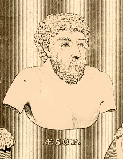 Aesopus, ca. 620-564 v.Chr., 1830 door Unbekannt