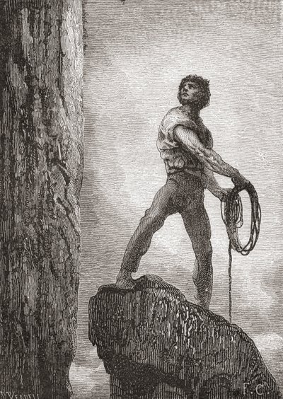 Naar een werk van Gustave Doré uit het boek 