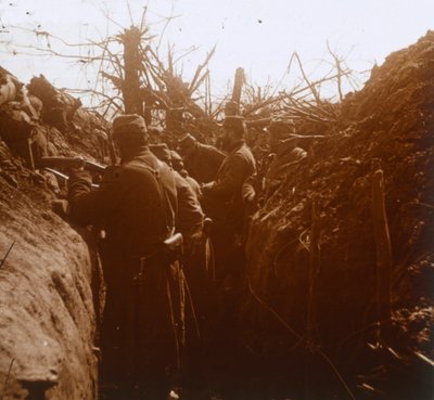 Na de Slag bij de Marne, Noord-Frankrijk, ca. 1914-1918 door Unbekannt