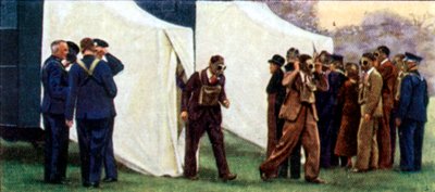 Luchtbeschermingsmaatregelen, sigarettenkaart, Brits, 1938 door Unbekannt