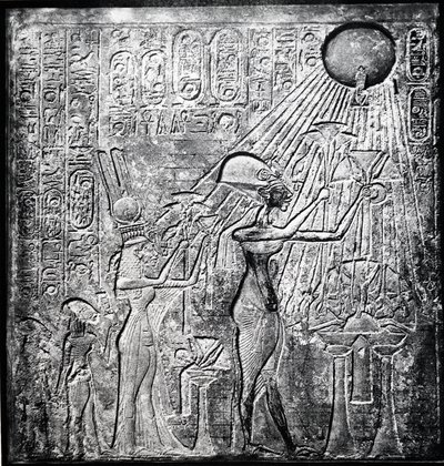 Akhenaten Amenhotep IV ketterse Egyptische farao door Unbekannt