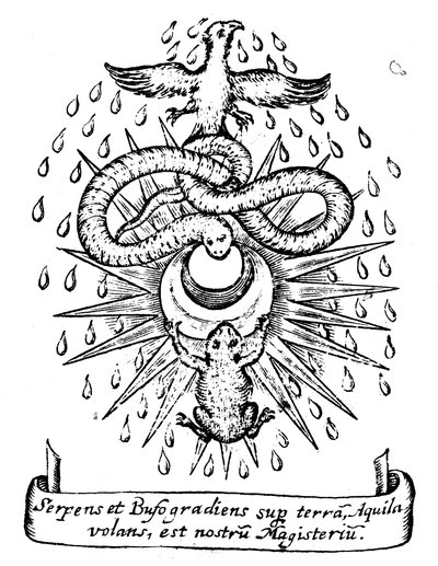 Alchemistische symboliek door Unbekannt