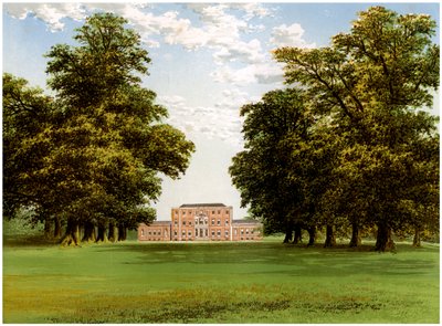 Aldby Park, Yorkshire, huis van de familie Darley, ca. 1880 door Unbekannt