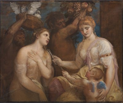 Allegorie van Venus en Cupido, c. 1600 door Unbekannt