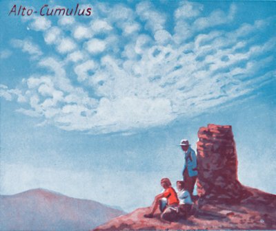 Alto-Cumulus - Een Dozijn van de Belangrijkste Wolkenvormen in de Lucht, 1935 door Unbekannt