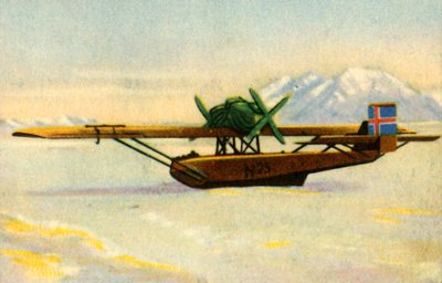 Amundsens Dornier Do J Wal in poolijs, 1925, 1932 door Unbekannt