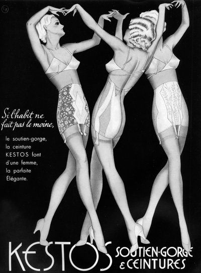 Een advertentie voor Kestos lingerie, 1938 door Unbekannt