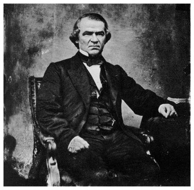 Andrew Johnson, 17e president van de Verenigde Staten, 1860s door Unbekannt