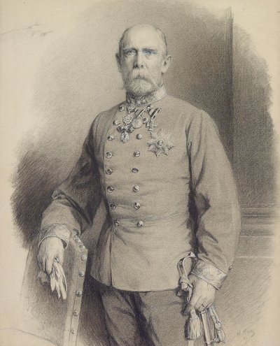Aartshertog Karl Ludwig van Oostenrijk 1833-1896, 1889 door Unbekannt