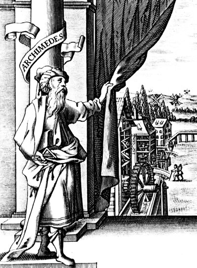 Archimedes c287-212 v.Chr., Oud-Grieks wiskundige en uitvinder door Unbekannt