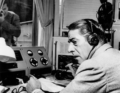 Aristoteles Onassis op haar jacht door Unbekannt