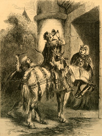 Moord op Edward de Martelaar, ca. 1890 door Unbekannt