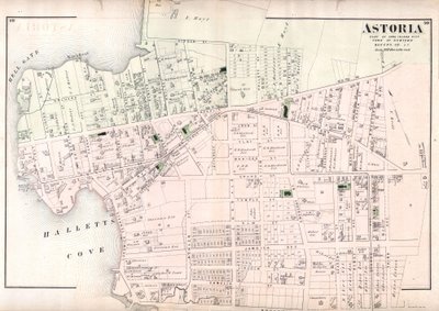 Astoria, deel van Long Island City, stad Newtown, Queens, Co. L.I door Unbekannt