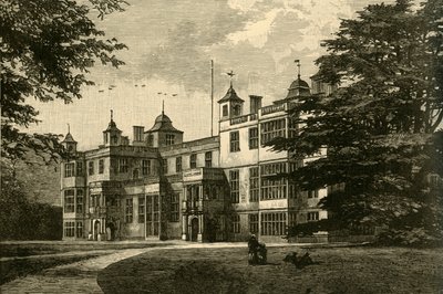 Audley End, westfront, 1898 door Unbekannt