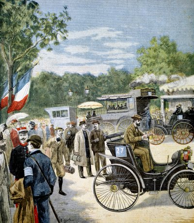 Automobiel betrouwbaarheidstest tussen Parijs en Rouen, gesponsord door Le Petit Journal, 1894 door Unbekannt