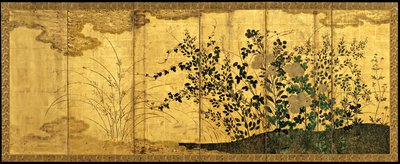 Herfstlandschap met wilde ganzen, ca. 1650 door Unbekannt