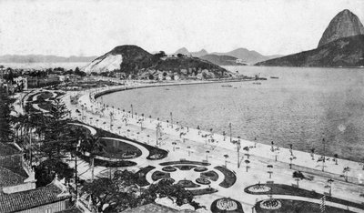 Avenida Beira-Mar, Botafogo, Rio de Janeiro, begin 20e eeuw door Unbekannt