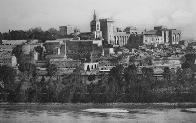 Avignon - Uitzicht vanaf Villeneuve door Unbekannt
