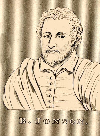 B. Jonson, c1572-1637, 1830 door Unbekannt