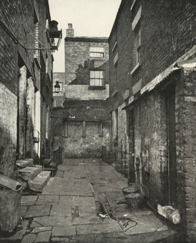 Back-to-Back huizen in het noorden van Engeland, 1938 door Unbekannt