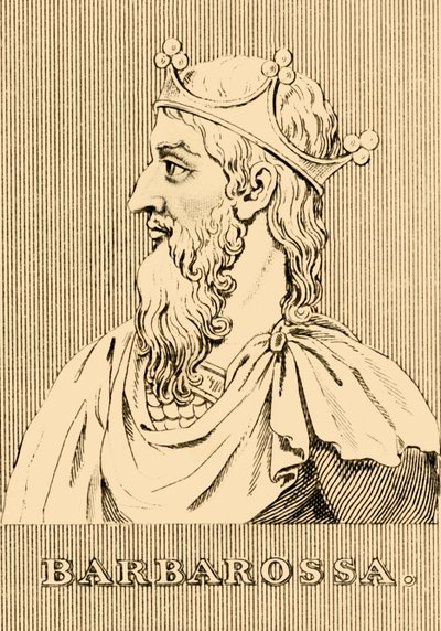 Barbarossa, 1122-1190, 1830 door Unbekannt