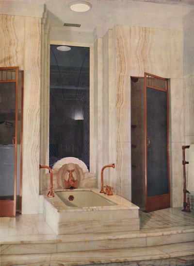 Badkamer door F. D. Blake, W. N. Froy & Sons, 1939 door Unbekannt