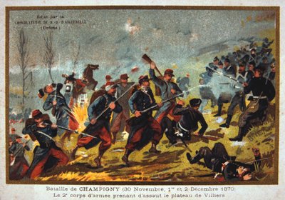 Slag bij Champigny, Frans-Pruisische oorlog, 30 november-2 december 1870 door Unbekannt