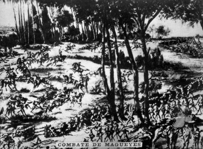 Slag bij Magueyes, 1896, jaren 1920 door Unbekannt